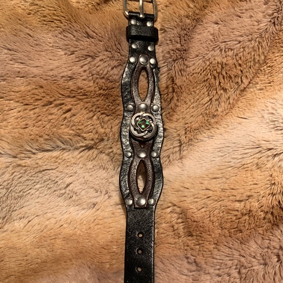 Black & Brown Snap Bracelet with 2 Snaps - Picture 4 of 6